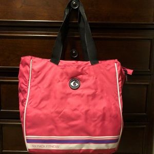 6 Pack Fitness Tote w/ Insulated Meal Management